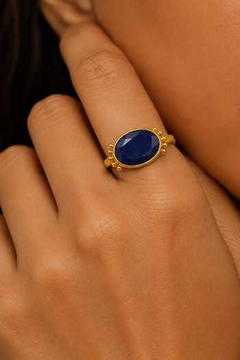 Buy Arvino Blue Lapis Radiance Ring Online at Aza Fashions Buy_Arvino_Blue Lapis Radiance Ring _Online_at_Aza_Fashions