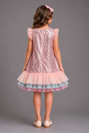 The Little Tales Sequin Embroidered Dress 