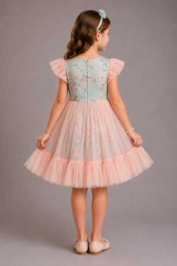 The Little Tales Bird Print Dress 