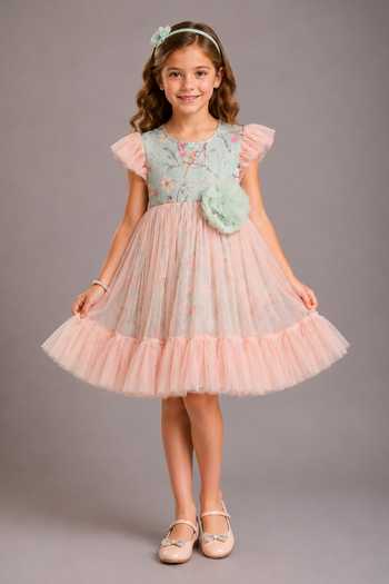 The Little Tales Bird Print Dress 