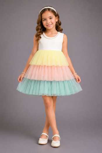 The Little Tales Tiered Ruffle Layered Dress 