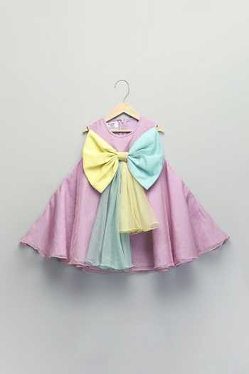 The Little Tales Bow Embellished Dress 