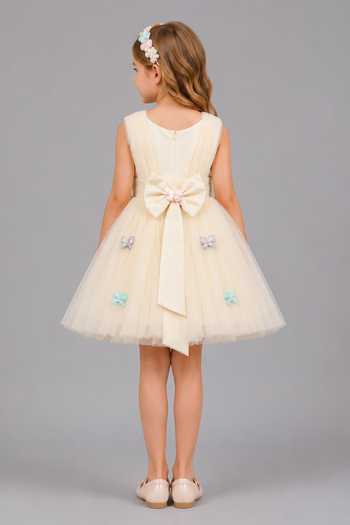 The Little Tales 3D Butterfly Embellished Dress 