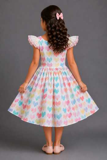 The Little Tales Heart Print Dress 