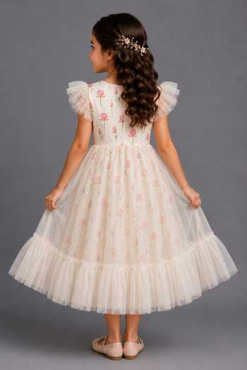 The Little Tales Lotus Print Dress 
