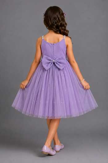 The Little Tales Strappy 3D Flower Embellished Dress 