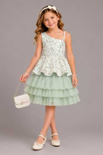 The Little Tales Floral Embroidered Dress 