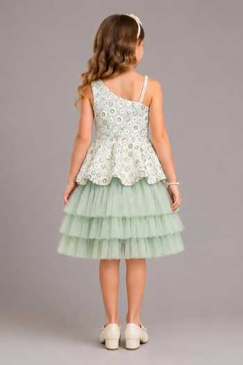 The Little Tales Floral Embroidered Dress 