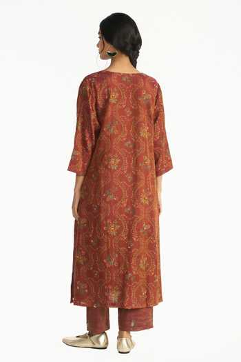 Payal Pratap Parijat Floral Print Kurta Set 