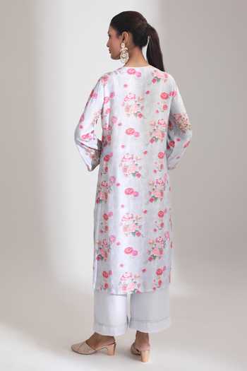 Tanu Malhotra Floral Garden Print Kurta Set 