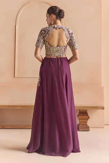 Osaa By Adarsh Embroidered Top & Skirt Set