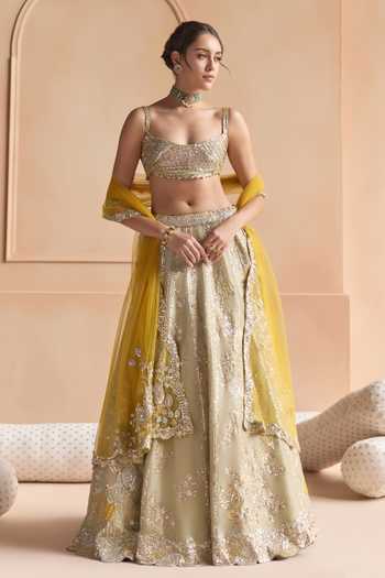 Osaa By Adarsh Embroidered Lehenga Set
