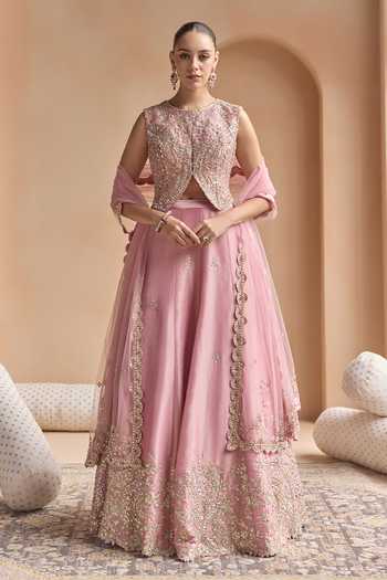 Osaa By Adarsh Embroidered Lehenga Set