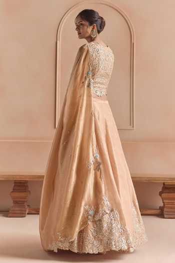 Osaa By Adarsh Zardozi Embroidered Lehenga Set