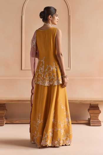 Osaa By Adarsh Embroidered Kurta Sharara Set