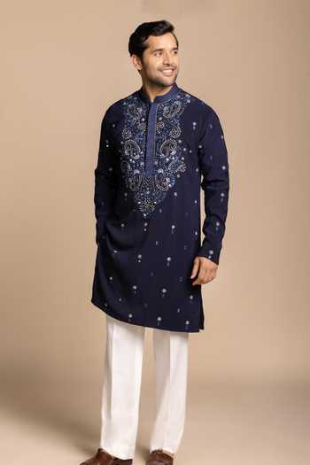 Gargee Designers Embroidered Kurta & Pant Set