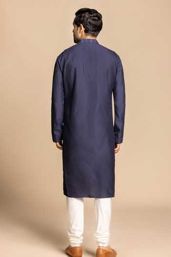 Gargee Designers Pintucked Cotton Silk Kurta Set 
