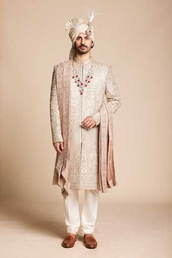 Gargee Designers Embroidered Sherwani Set