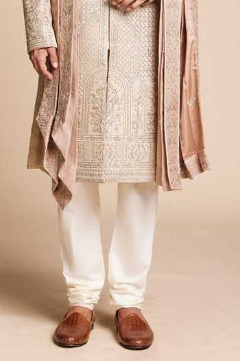 Buy Gargee Designers Ivory Polyester Embroidered Sherwani Set Online at Aza Fashions Buy_Gargee Designers_Ivory Polyester Embroidered Sherwani Set _Online_at_Aza_Fashions