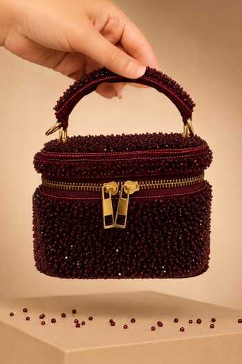 House Of Kosha Ziya Embroidered Vanity Bag 
