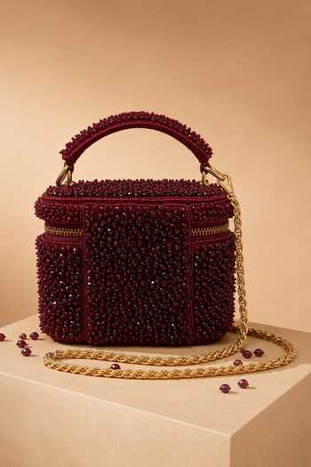 House Of Kosha Ziya Embroidered Vanity Bag 