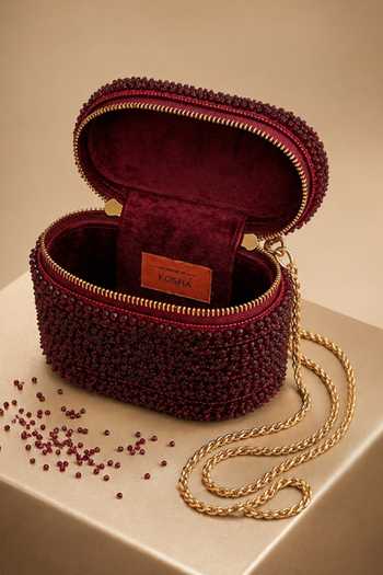 Buy House Of Kosha Gold Ziya Embroidered Vanity Bag Online at Aza Fashions Buy_House Of Kosha_Gold Ziya Embroidered Vanity Bag _Online_at_Aza_Fashions
