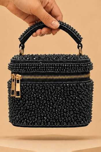 House Of Kosha Ziya Embroidered Vanity Bag 