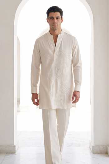 Amit Arora Embroidered Kurta & Palazzo Set 