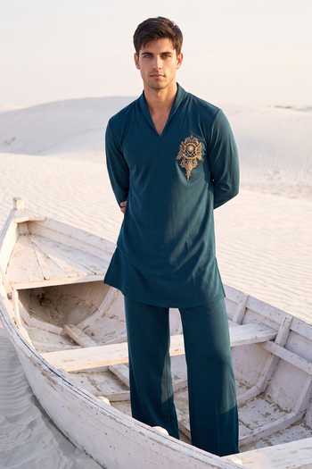 Amit Arora Embroidered Kurta & Palazzo Set 