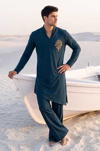 Amit Arora Embroidered Kurta & Palazzo Set 
