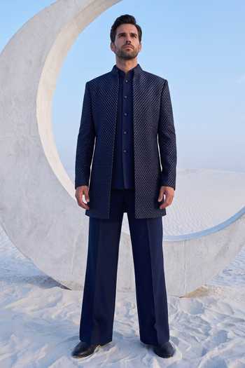 Amit Arora Embroidered Jacket & Waistcoat Set 