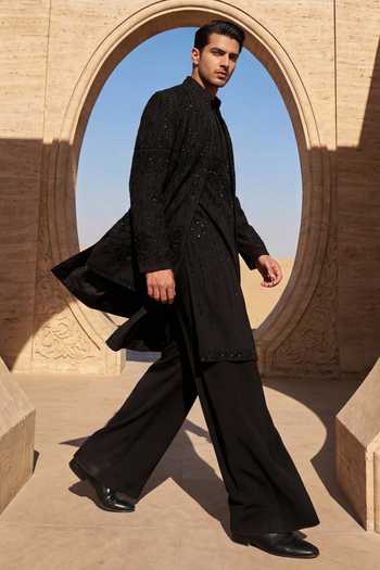Amit Arora Embroidered Jacket & Kurta Set 