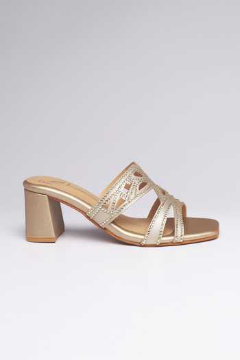 Nidhi Bhandari Swarovski Embellished Heels 