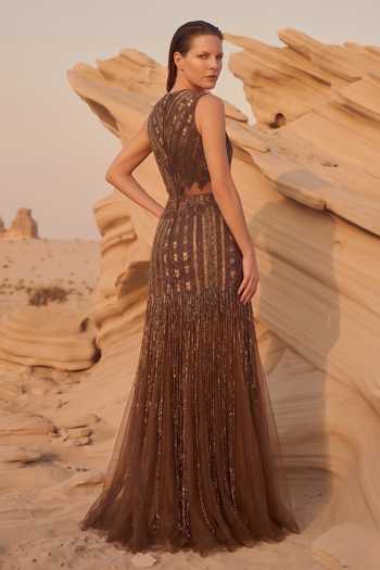Nikita Mhaisalkar Hand Embellished Dress