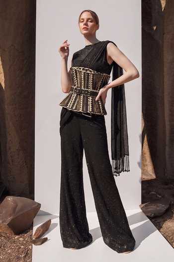Nikita Mhaisalkar Cutwork Embroidered Corset
