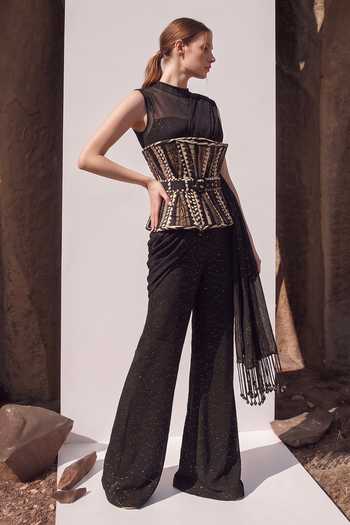 Nikita Mhaisalkar Cutwork Embroidered Corset
