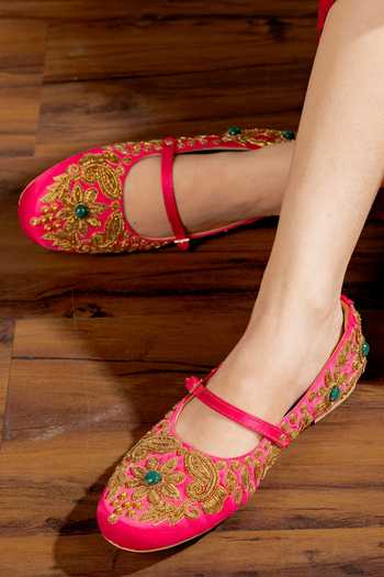 Tiesta Zari Pop Hot Pink Ballerinas