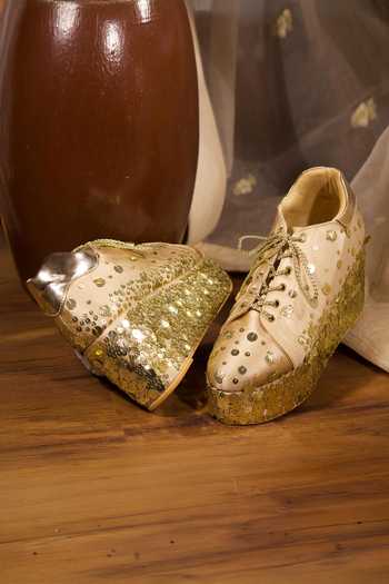 Tiesta Sitara Sequin Platform Sneakers 