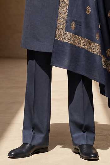 Amit Arora Blue Pashmina Sherwani Set Online at Aza Fashions Amit Arora_Blue Pashmina Sherwani Set _Online_at_Aza_Fashions