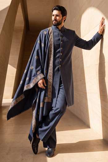 Amit Arora Pashmina Sherwani Set 