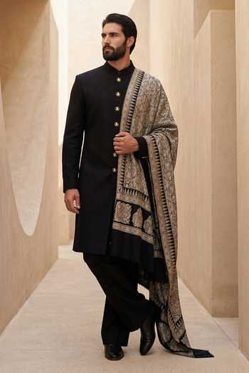 Amit Arora Pashmina Sherwani Set 
