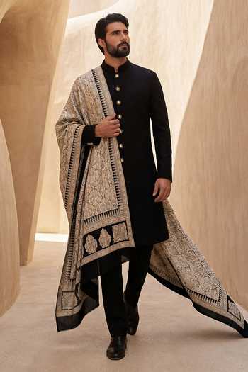 Amit Arora Pashmina Sherwani Set 