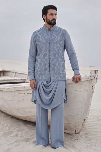 Amit Arora Embroidered Waistcoat & Kurta Set
