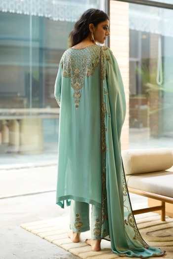 Sarang Kaur Hand Embroidered Kurta Set 
