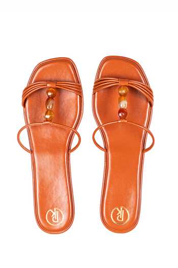 Preet Kaur Siena Bead Embellished Flats 
