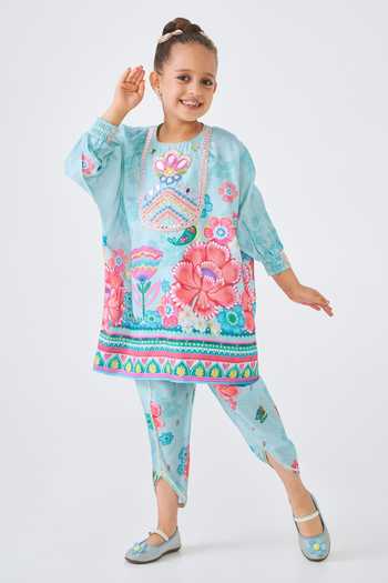 Joey & Pooh Freya Embellished Tunic & Pant Set 