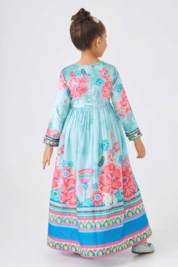 Joey & Pooh Freya Embroidered Anarkali With Dupatta 