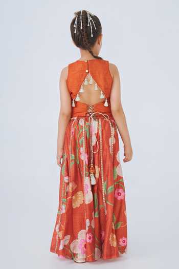 Joey & Pooh Riva Embroidered Top Pant Set 