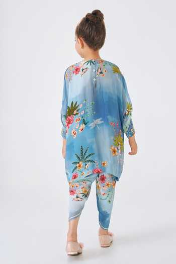 Joey & Pooh Clea Mirror Work Kurta & Pant Set 