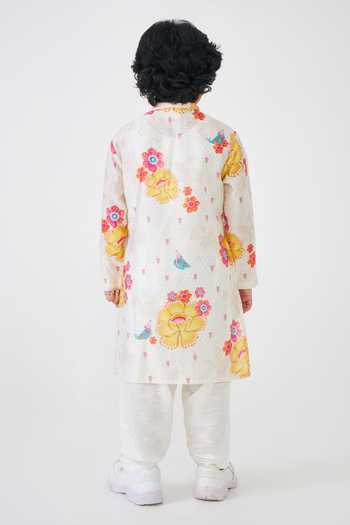 Joey & Pooh Freya Floral Print Kurta Set 